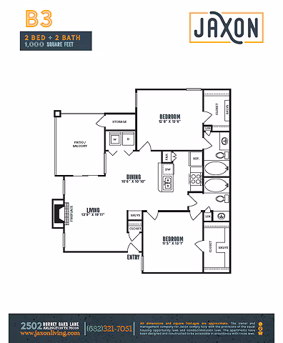 B3R- Newly Upgraded! 1024 floor plan
